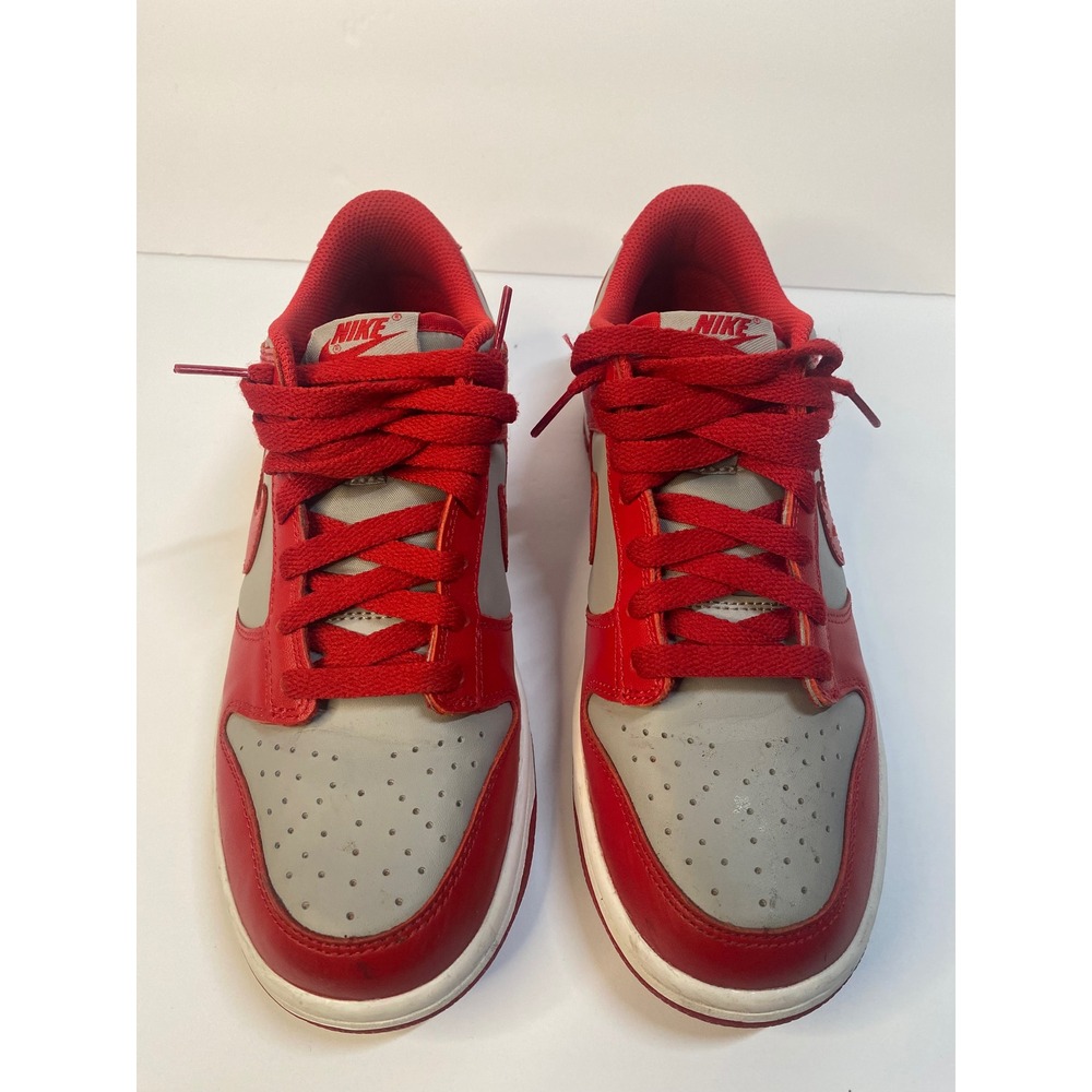 Nike Dunk Low UNLV Kids Size 7Y Grey Red CW1590-002 Sneaker - Picture 2 of 7